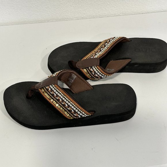 Qleyo Shoes Qleyo Flip Flop Sandals Yoga Mat Wedge Arch Support